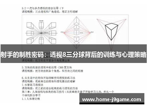 射手的制胜密码：透视8三分球背后的训练与心理策略
