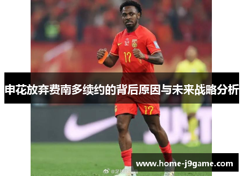 申花放弃费南多续约的背后原因与未来战略分析