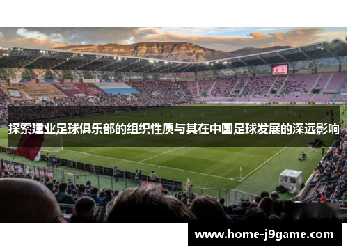 探索建业足球俱乐部的组织性质与其在中国足球发展的深远影响